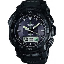 Casio Protrek Triple Sensor Tough Solar Compass Altimeter Watch - Prg-550-1a