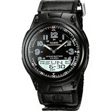 Casio Quartz 10-year Battery Databank Watch AW-80V-1B AW80V