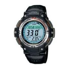 Casio SGW100B-3V Menandapos;s Digital Compass Twin Sensor Green Nylon Band Sport Watch