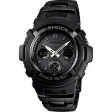 Casio Shock Blackï¼blue Awg-m100bc-1ajf