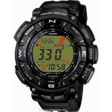 Casio Solar Triple Sensor Military Pathfinder Black Olive PAG240-1B