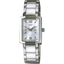 Casio Women's LTP1233D-7A Silver Stainless-Steel Analog Quartz Wa ...
