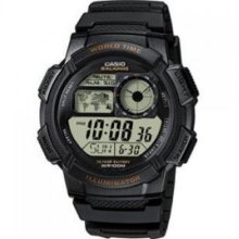 Casio World Time Mens Alarm Sports Watch AE-1000W-1B AE1000W