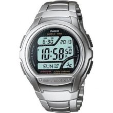 Casio Wv-58du-1avef Mens Wave Ceptor Bracelet Digital Watch