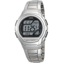 Casio WV58DA-1A Men's Waveceptor Atomic Digital Illuminator Stainless
