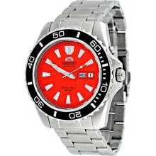 CEM75001MW Orient Mako Orange Automatic Mens Scuba Dive Watch