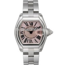 Certified Pre-Owned Cartier Roadster Steel Ladies Watch W62017V3