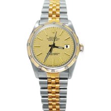 Champagne jubilee Stick dial pearl master diamond bezel rolex datejust watch - Yellow - Gold - 6