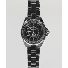 Chanel Black J12 Ceramic and Black Diamonds 38mm Automatic Watch
