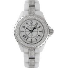 Chanel Women's J12 Jewelry White Dial Watch H1420