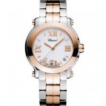 Chopard Happy Sport Diamond Ladies Watch 278488-9002