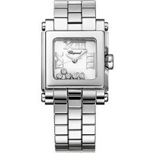 Chopard Happy Sport Square Small Steel Watch 278516-3002