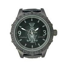 Christian Audigier Analog Collection Revolution Black Dial Men's watch #GRA-411