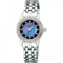 Citizen Eco Drive Ladies Watch 12 Diamond Mother Of Pearl Face Ep5620-59y $375
