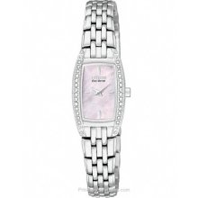 Citizen Ladies Silhouette Pink Mother of Pearl Swarovski EG2740-53Y