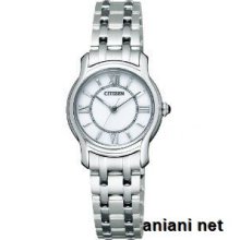 Citizen Lineup Citizen Collection Eco-drive Ladies Clb37-1741 Silver X White