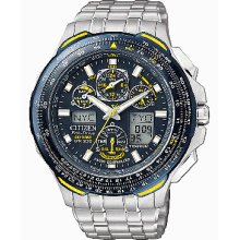 Citizen Men's Titanium Blue Angels Skyhawk A-T Flight Chronograph Wat