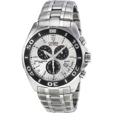 Citizen Signature Chronograph Eco-drive Silver Dial Stainless Steel Mens Watch