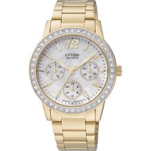 Citizen Womens Gold-Tone Chronograph Watch