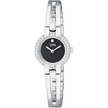 Citizen Womens Silhouette Crystal Bangle EW9990 54E Watch