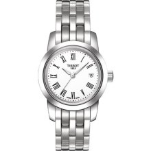 Classic Dream Stainless Steel Case And Bracelet White Tone Dial Roman