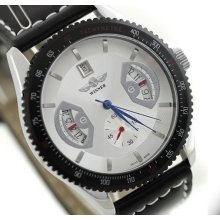 Classic Mens Skeleton Mechanical Watch cool Mechanical watch Wrist