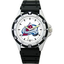 Colorado Avalanche Option Watch with Rubber Strap LogoArt