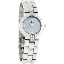 Concord La Scala Diamond Ladies Blue Mop Dial Swiss Quartz Watch 0309742