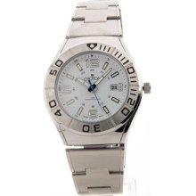Croton Mens Stainless Steel Date Casual Watch CA301237SSDW ...