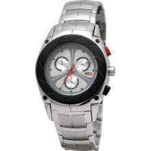 D.Factory Black-Label Steel Chronograph Mens Watch DFM018CSA