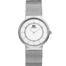 Danish Design Womens IV62Q986 Stainless Steel Mesh Analog Silver Watch