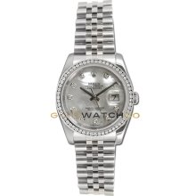 Datejust 116200 Steel Model Jubilee MOP Diamond Dial & Bezel