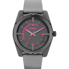 DIESEL 'Good Company' Leather Strap Watch, 44mm