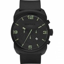 Diesel Men's Classic Black Silicone Watch