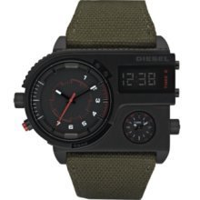 Diesel Men's Dz7206 Sba Analog-digital Black Dial Watch