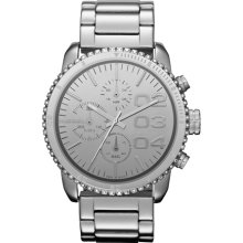 Diesel Women's DZ5337 Silver Stainless-Steel Analog Quartz Watch with Silver Dial