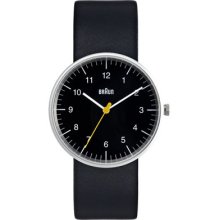 Dietrich Lubs and Dieter Rams: Braun Men's Analog Watch BN2BKBKG