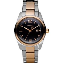 DKNY 3-Hand Analog Two-tone Women's watch #NY4989