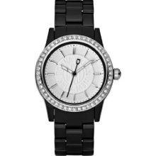 DKNY Ladies Stone Set Black NY8012 Watch