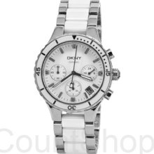 Dkny Street Smart Ny8502 | Metal With Ceramic Center Links | 37.5mm | 50m |