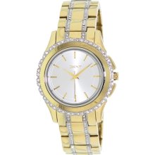 DKNY Women's NY8699 Gold Stainless-Steel Analog Quartz Watch with Silver Dial