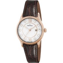 Dreyfuss Ladies Mother of Pearl Leather Strap DLS00042/41 Watch