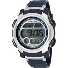 Dunlop Watches Men's Stud Digital Multi-Function Blue Rubber Blue Rub