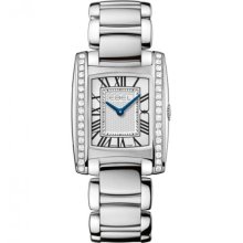Ebel Brasilia Mini Diamond Roman 23.7 mm Watch - Silver Dial, Stainless Steel Bracelet 1216068 Sale Authentic