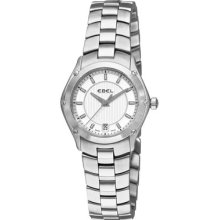 Ebel Watches Women's Classic Sport Silver Dial Stainless Steel Luminou