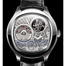 Emperador Coussin Tourbillon (WG / Skeleton / Leather Strap)