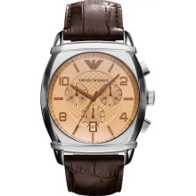 Emporio Armani AR0348 Classic Men's Brown Chronograph Watch