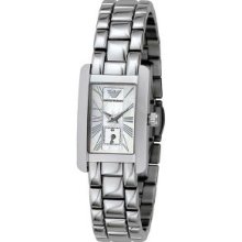 Emporio Armani Ladies Mother of Pearl Dial Designer Watch AR0171