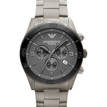 Emporio Armani Titanium & Ceramic Bracelet Watch