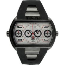 Equipe Dash XXL Men's Watch with Black Case and White Dial